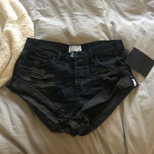One teaspoon bandits shorts fox black (26)